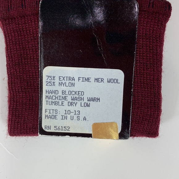 Vintage Deadstock - Countess Mara - Meriwool Dress Socks- NWT - Picture 2 of 4